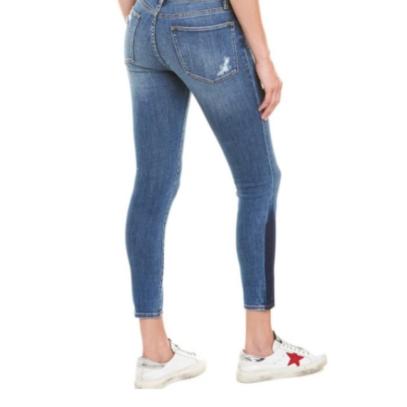 Frame Le High Jazz Distressed Skinny Jeans Size 27 - Picture 6 of 6